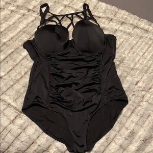 Torrid black swimsuit size 2r